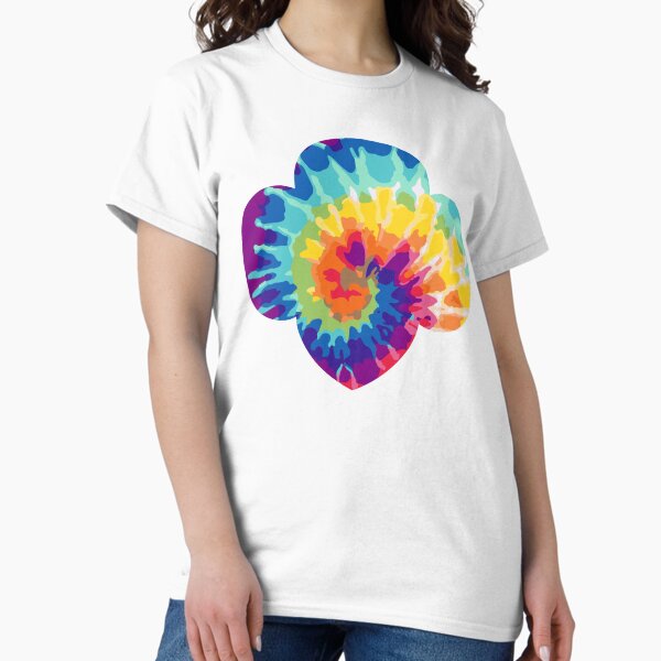 Item preview, Bright Colors Tie Dye Trefoil designed and sold by l-redfern.