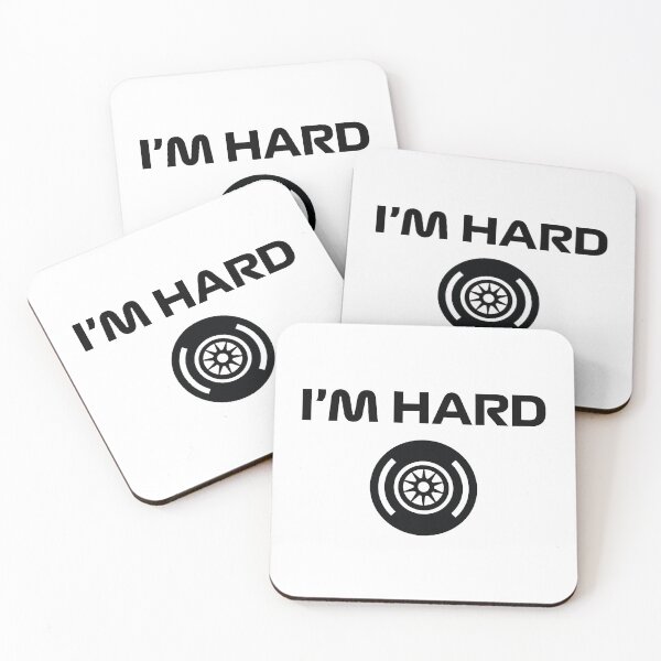 Item preview, Funny Design I'm Hard (Hard Tyre Design - Black) designed and sold by FilipeFerreira.