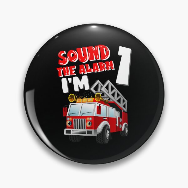 Item preview, Sound The Alarm Im 1 Fire Truck 1 Year Old Firefighter 1st Birthday Gift designed and sold by PameGraha.