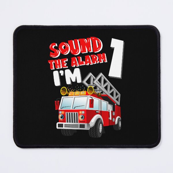 Item preview, Sound The Alarm Im 1 Fire Truck 1 Year Old Firefighter 1st Birthday Gift designed and sold by PameGraha.