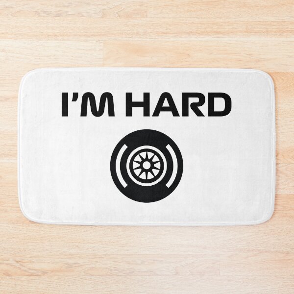 Item preview, Funny Design I'm Hard (Hard Tyre Design - Black) designed and sold by FilipeFerreira.