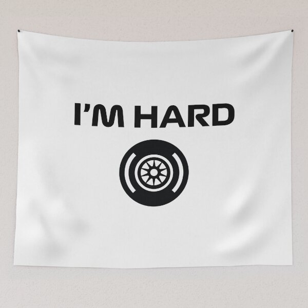 Item preview, Funny Design I'm Hard (Hard Tyre Design - Black) designed and sold by FilipeFerreira.