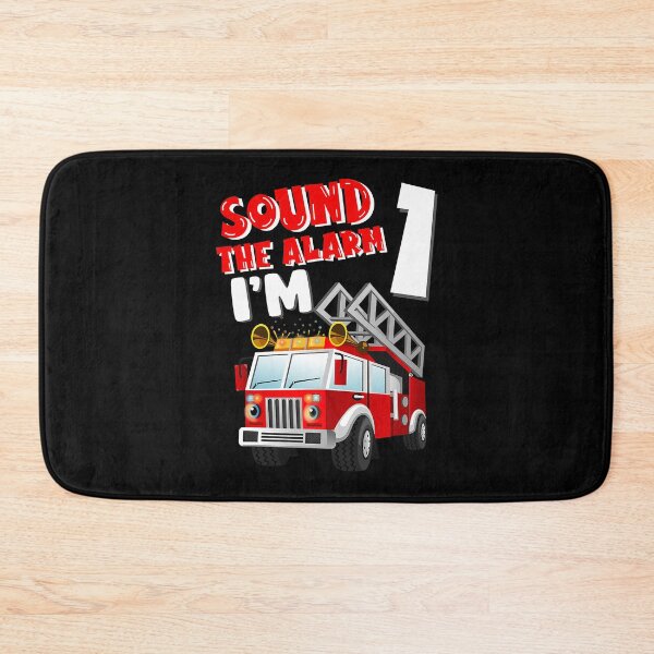 Item preview, Sound The Alarm Im 1 Fire Truck 1 Year Old Firefighter 1st Birthday Gift designed and sold by PameGraha.