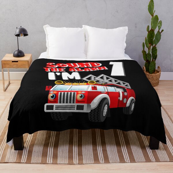 Item preview, Sound The Alarm Im 1 Fire Truck 1 Year Old Firefighter 1st Birthday Gift designed and sold by PameGraha.