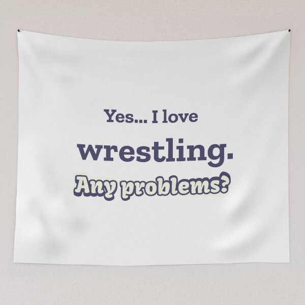 Item preview, I love Wrestling designed and sold by cooldesignsalot.