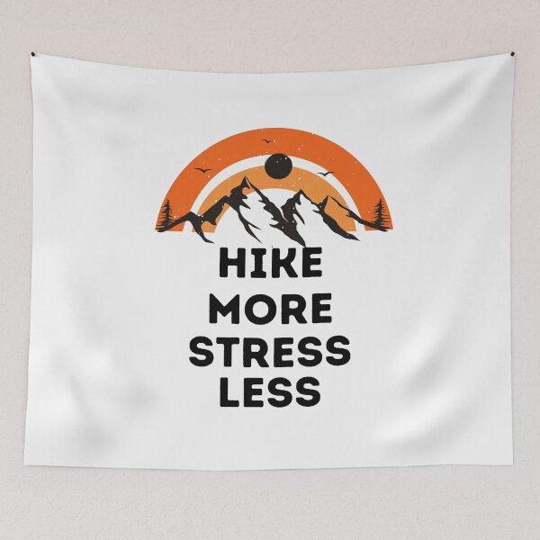 Item preview, Hike More Stress Less designed and sold by HappyLifeCreate.