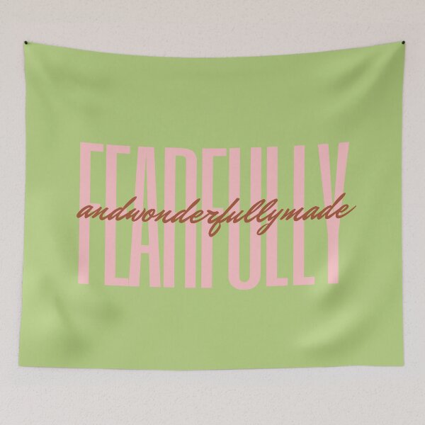 Item preview, Fearfully and Wonderfully Made Jesus T-shirt designed and sold by ChristCentered.