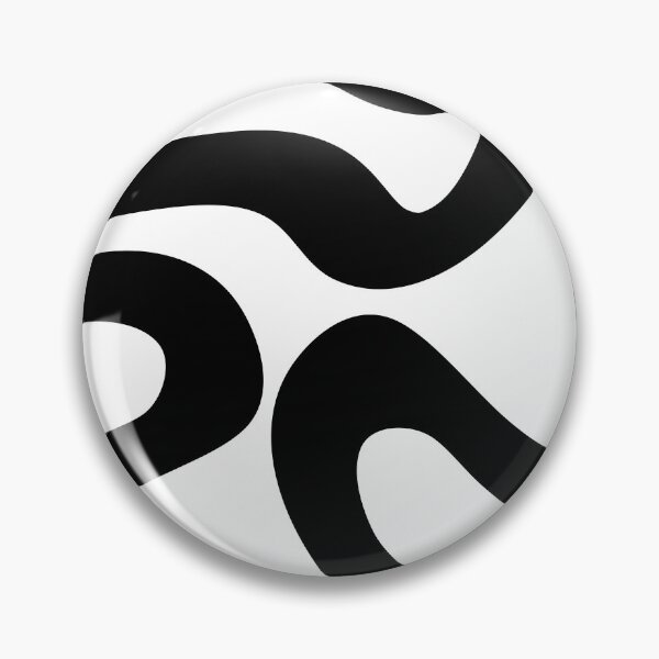 Item preview, Abstract waves - white and black designed and sold by BattaAnastasia.