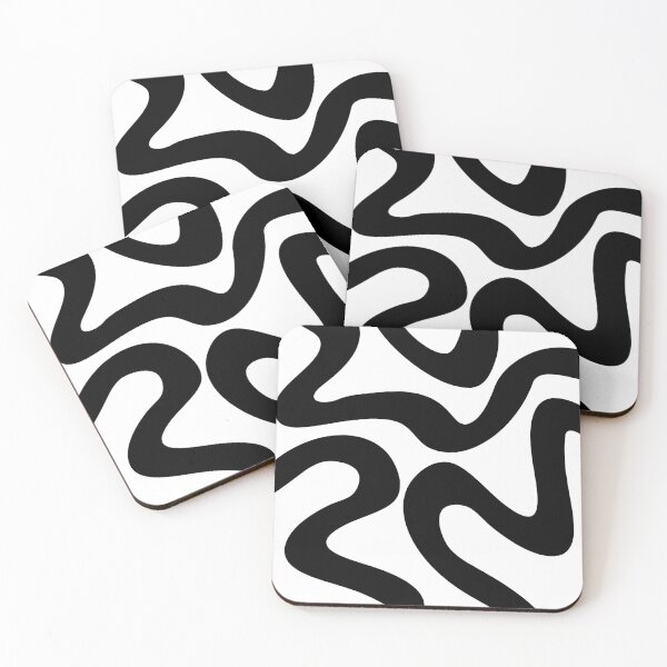 Item preview, Abstract waves - white and black designed and sold by BattaAnastasia.