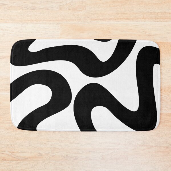 Item preview, Abstract waves - white and black designed and sold by BattaAnastasia.