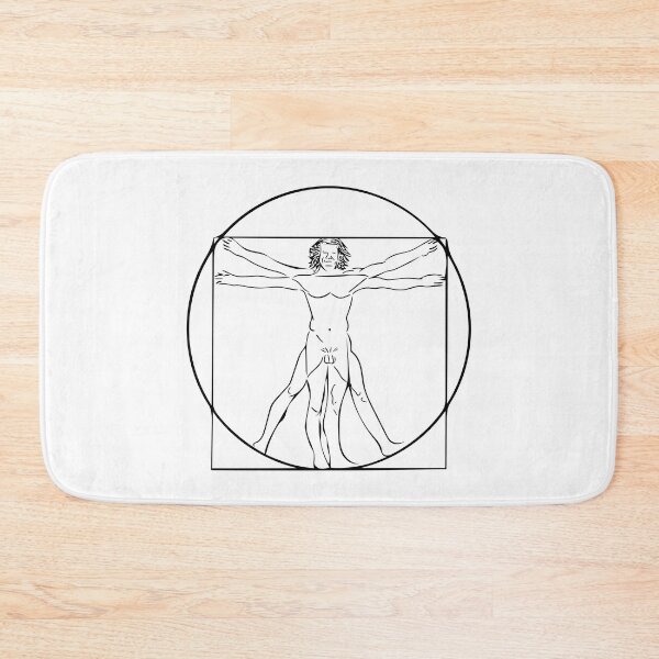 Item preview, Vitruvian Man Line Art - Minimalist designed and sold by Lineart-Arts.