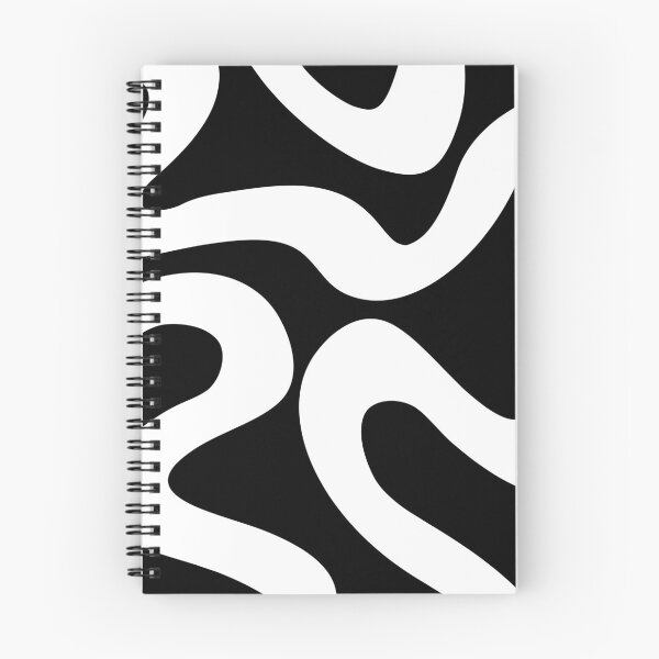 Item preview, Abstract waves - black and white designed and sold by BattaAnastasia.