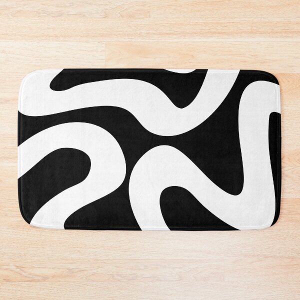 Item preview, Abstract waves - black and white designed and sold by BattaAnastasia.