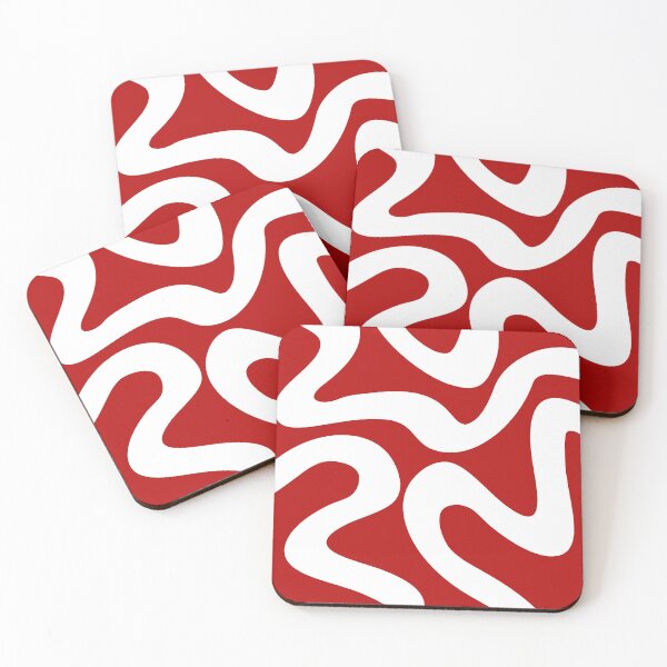 Item preview, Abstract waves - red designed and sold by BattaAnastasia.