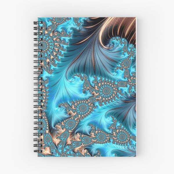 Item preview, Elegant Copper and Teal Fractal Thirteen designed and sold by Elisabeth Lucas.