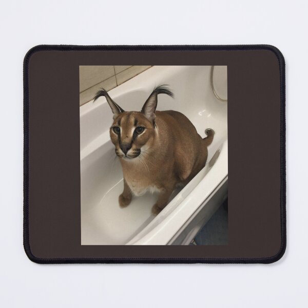 Item preview, Big Floppa in a Bathtub designed and sold by Slavi-ART.