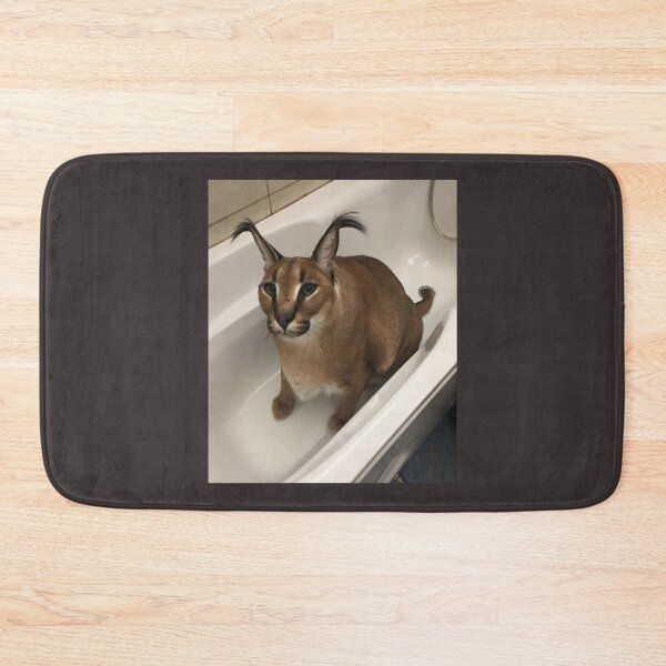 Item preview, Big Floppa in a Bathtub   designed and sold by Slavi-ART.