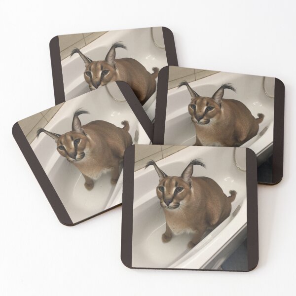 Item preview, Big Floppa in a Bathtub   designed and sold by Slavi-ART.