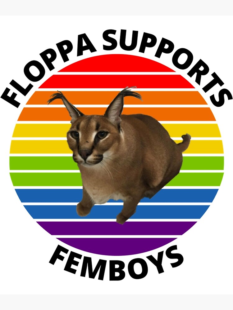 Big Floppa My Beloved Caracal Meme | Art Board Print