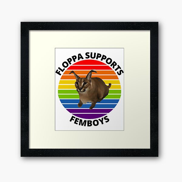 Item preview, Big Floppa My Beloved Caracal Meme   designed and sold by Slavi-ART.