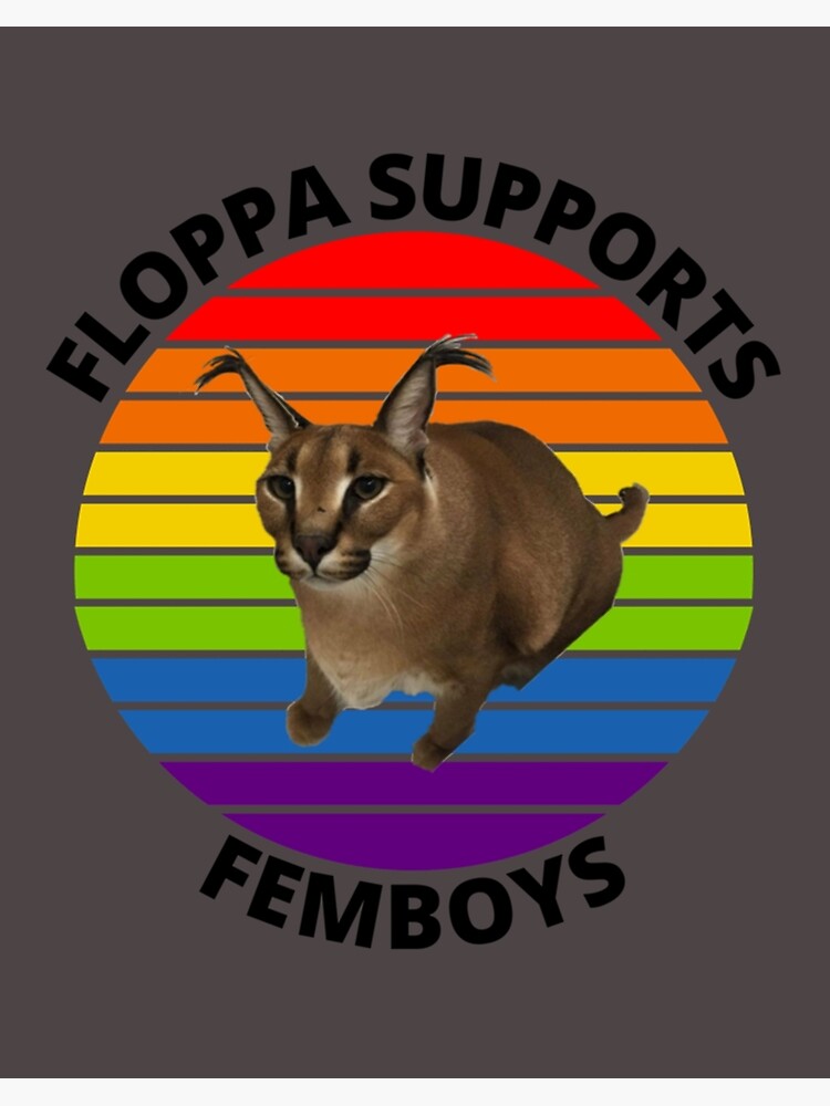 Big Floppa My Beloved Caracal Meme | Art Board Print