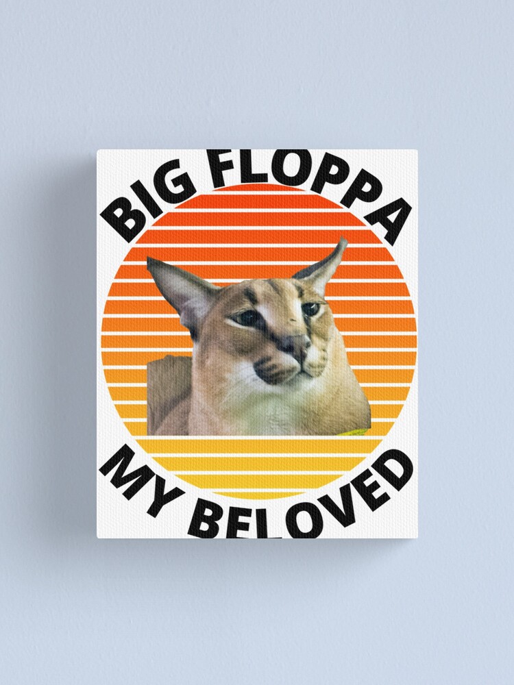 Big Floppa with glasses Art Print for Sale by dinnashop