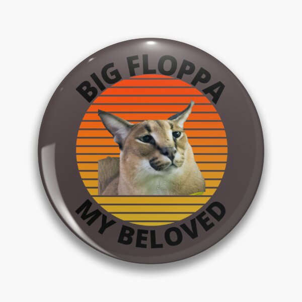 Item preview, Big Floppa My Beloved Caracal Meme Active    designed and sold by Slavi-ART.
