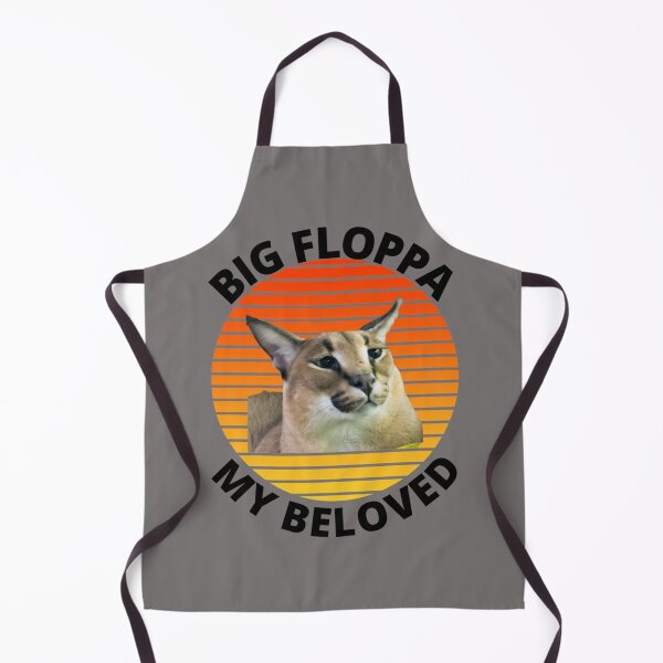 Item preview, Big Floppa My Beloved Caracal Meme Active designed and sold by Slavi-ART.
