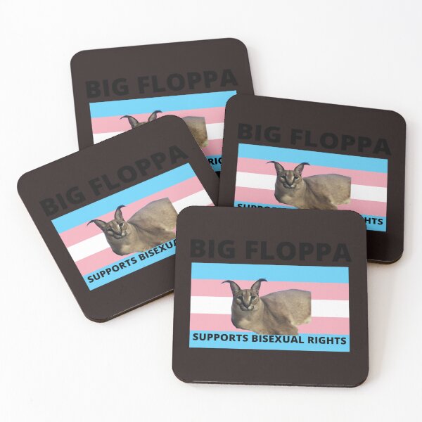 Item preview, Big Floppa Supports Bisexual Rights   designed and sold by Slavi-ART.