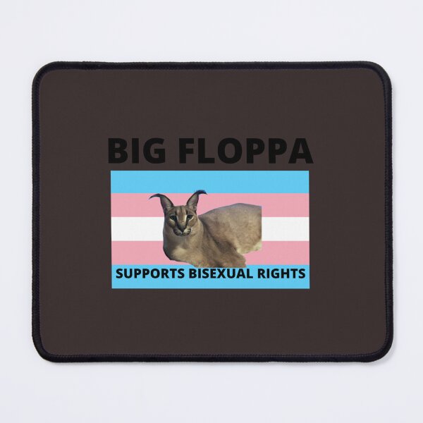 Item preview, Big Floppa Supports Bisexual Rights   designed and sold by Slavi-ART.