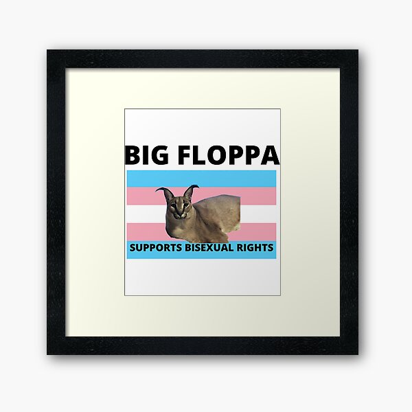 Item preview, Big Floppa Supports Bisexual Rights   designed and sold by Slavi-ART.