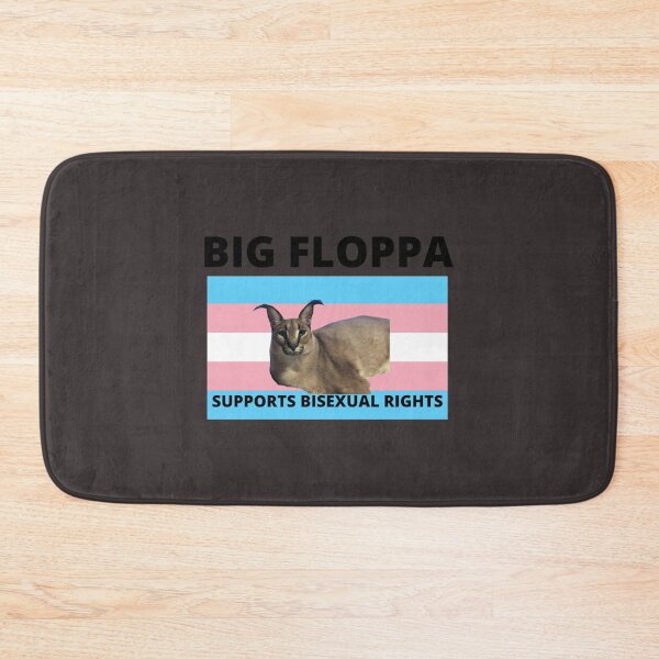 Item preview, Big Floppa Supports Bisexual Rights   designed and sold by Slavi-ART.