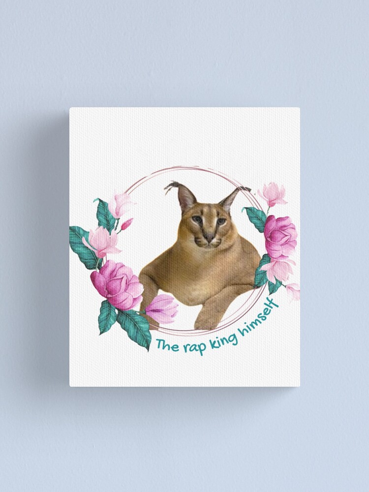 Big Floppa Zab Loing Big Floppa Cat Canvas Print For Sale By Slavi Art Redbubble