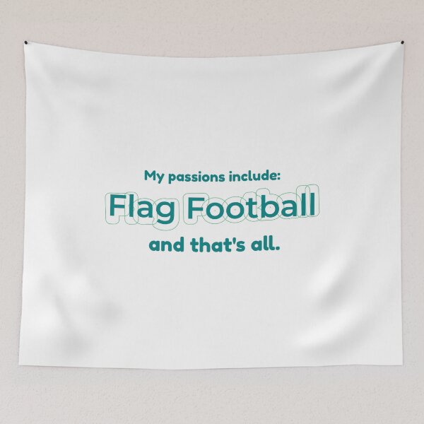 Item preview, Flag Football is my passion designed and sold by cooldesignsalot.