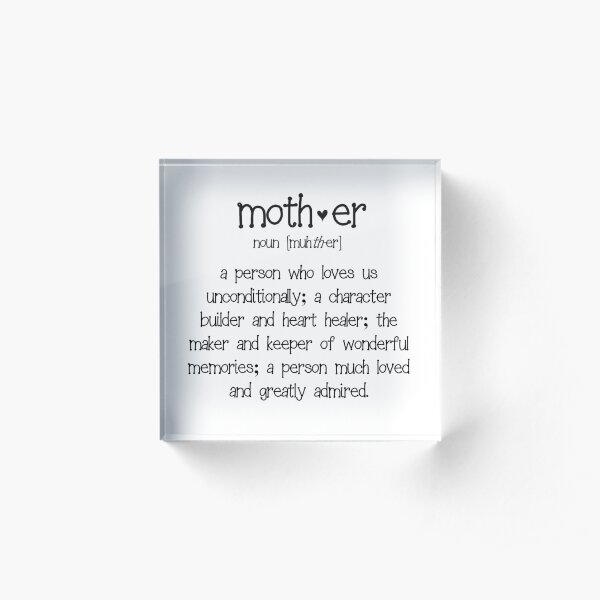 Mother Acrylic Block