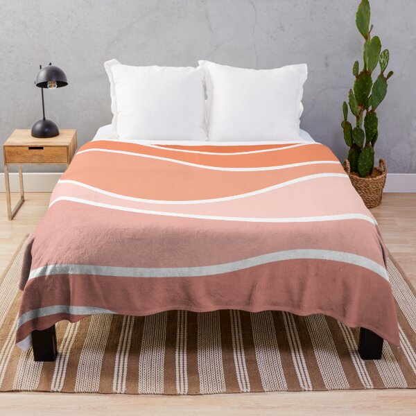 Item preview, Colorful retro style waves - pink and orange designed and sold by BattaAnastasia.