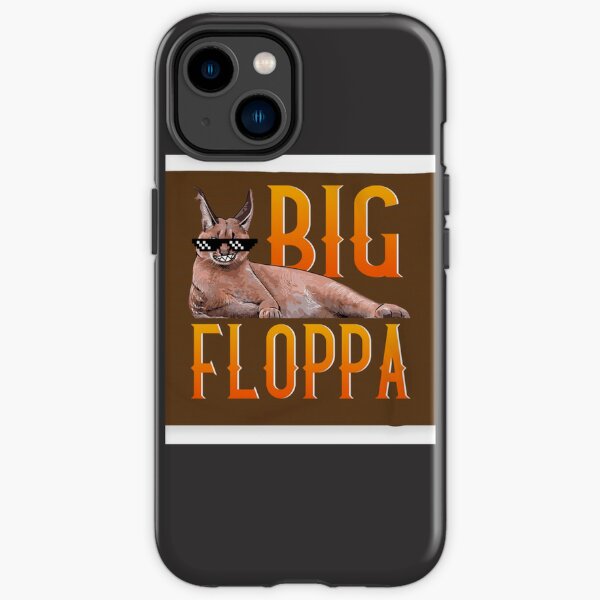 Zabloing big floppa cool cat design iPhone Case