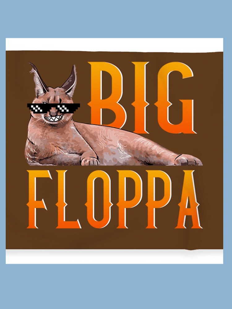 Big Floppa with glasses Art Print for Sale by dinnashop