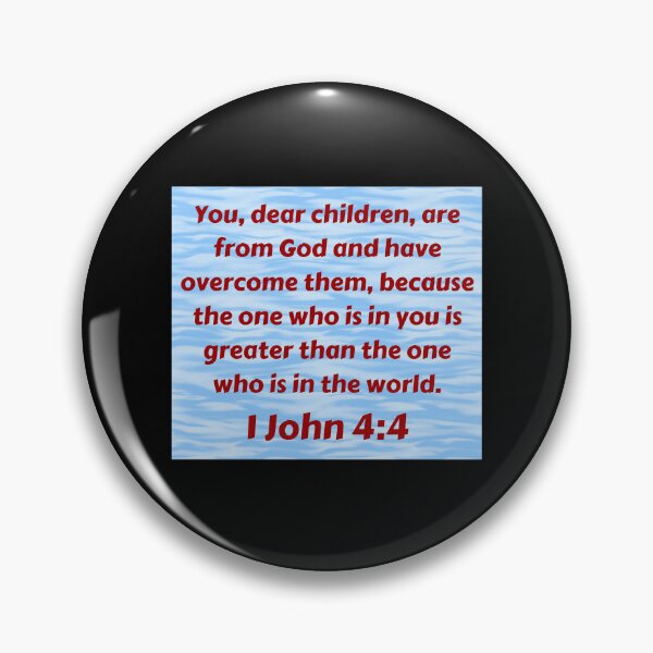 Item preview, Bible Verse 1 John 4:4 designed and sold by Prayingwarrior.