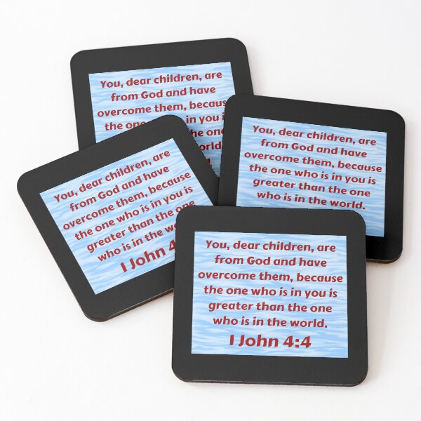 Item preview, Bible Verse 1 John 4:4 designed and sold by Prayingwarrior.