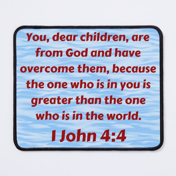 Item preview, Bible Verse 1 John 4:4 designed and sold by Prayingwarrior.