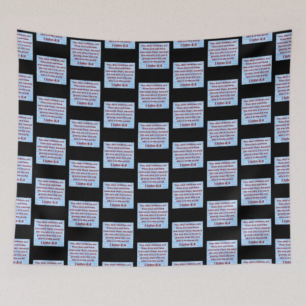 Item preview, Bible Verse 1 John 4:4 designed and sold by Prayingwarrior.