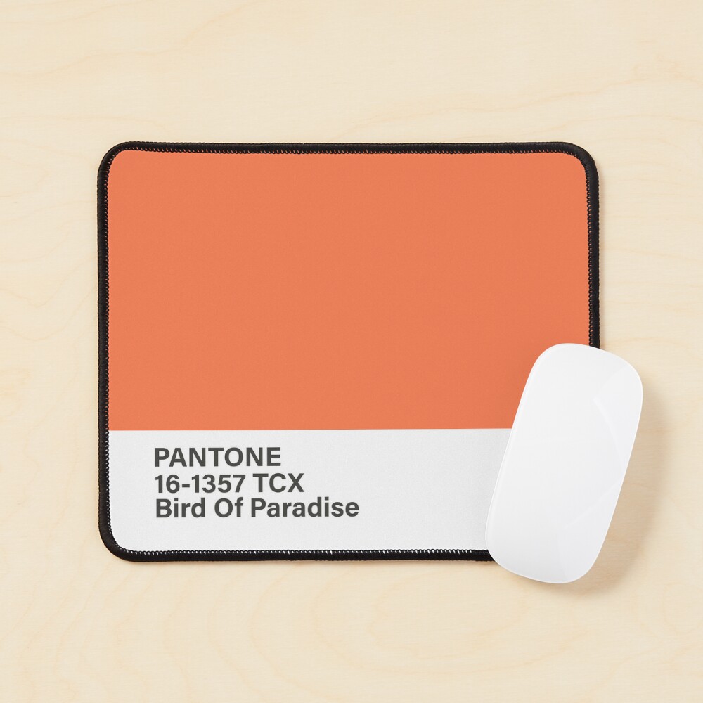 pantone 16-1357 TCX Bird Of Paradise Art Board Print for Sale by  princessmi-com