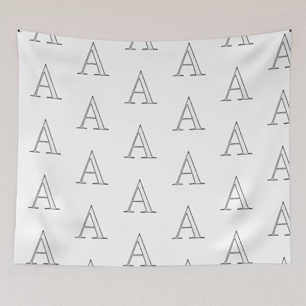 Item preview, Dotart/Dotwork illustration of Letter A designed and sold by MagnetitaBySil.