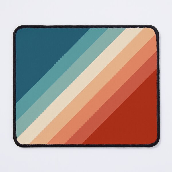 Item preview, Red, orange and blue retro diagonal stripes designed and sold by BattaAnastasia.