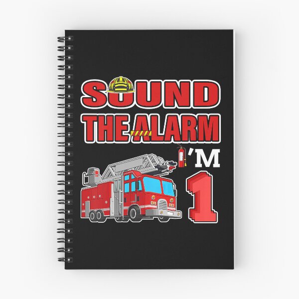 Item preview, Sound The Alarm Im 1 Fire Truck 1 Year Old Firefighter 1st Birthday Gift designed and sold by PameGraha.