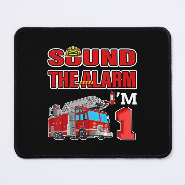 Item preview, Sound The Alarm Im 1 Fire Truck 1 Year Old Firefighter 1st Birthday Gift designed and sold by PameGraha.