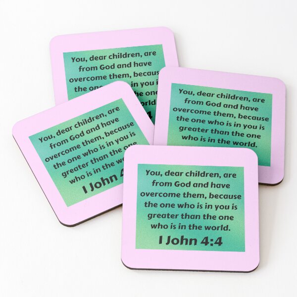 Item preview, Bible Verse 1 John 4:4 designed and sold by Prayingwarrior.
