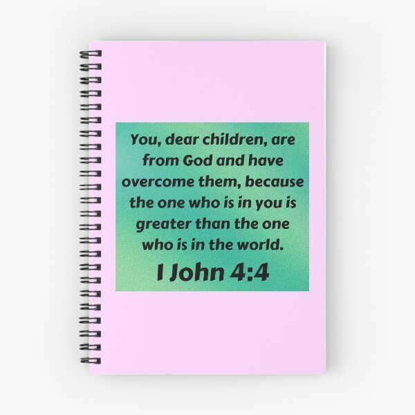 Item preview, Bible Verse 1 John 4:4 designed and sold by Prayingwarrior.
