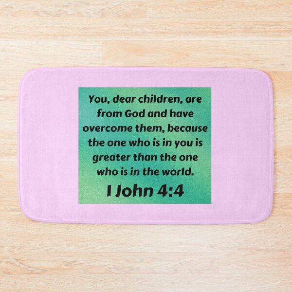 Item preview, Bible Verse 1 John 4:4 designed and sold by Prayingwarrior.